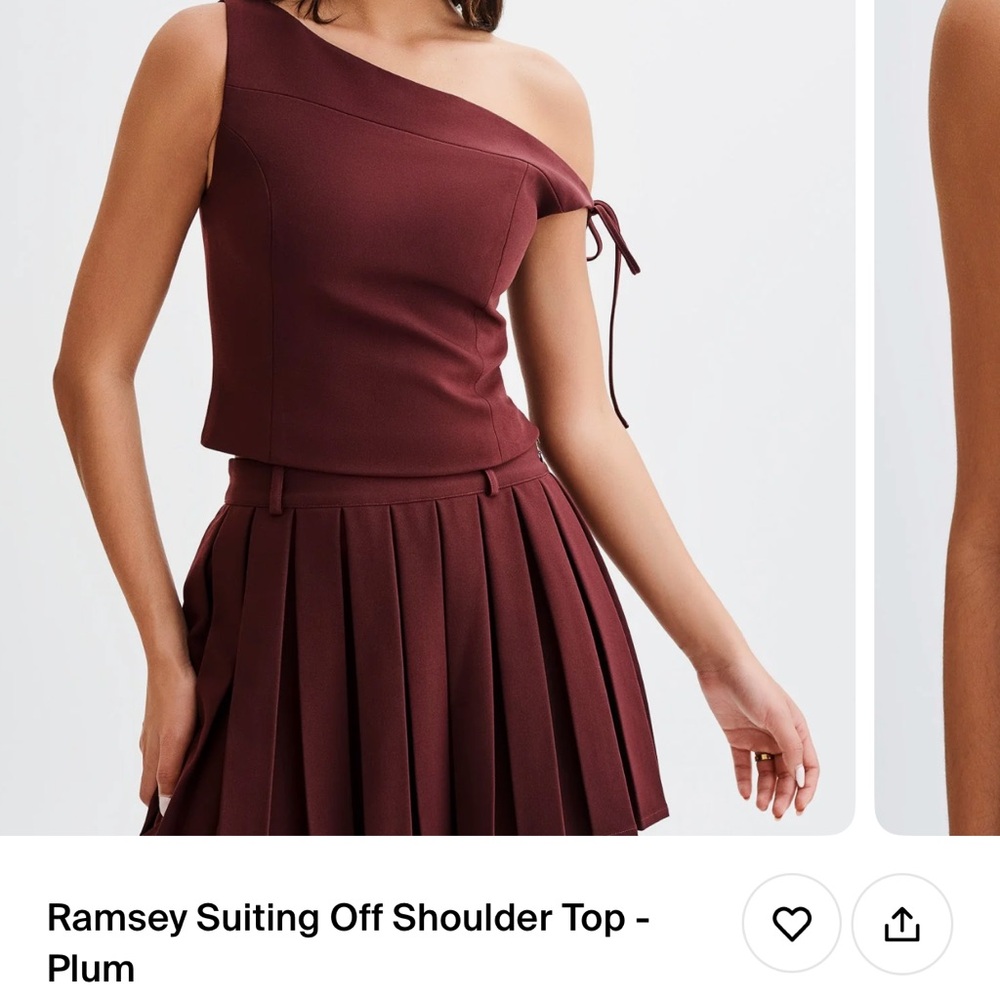 Meshki Purple Asymmetrical One Shoulder Dress